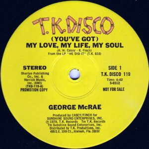 George McRae - (You’ve Got) My Love, My Life, My Soul (12″ Single) George McRae - (You’ve Got) My Love, My Life, My Soul (12″ Single)