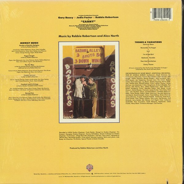 Carny (Sound Track From The Motion Picture)